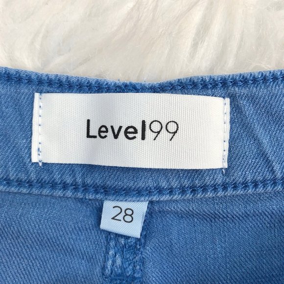 Anthropologie Blue Wide Leg Pants - Picture 15 of 16